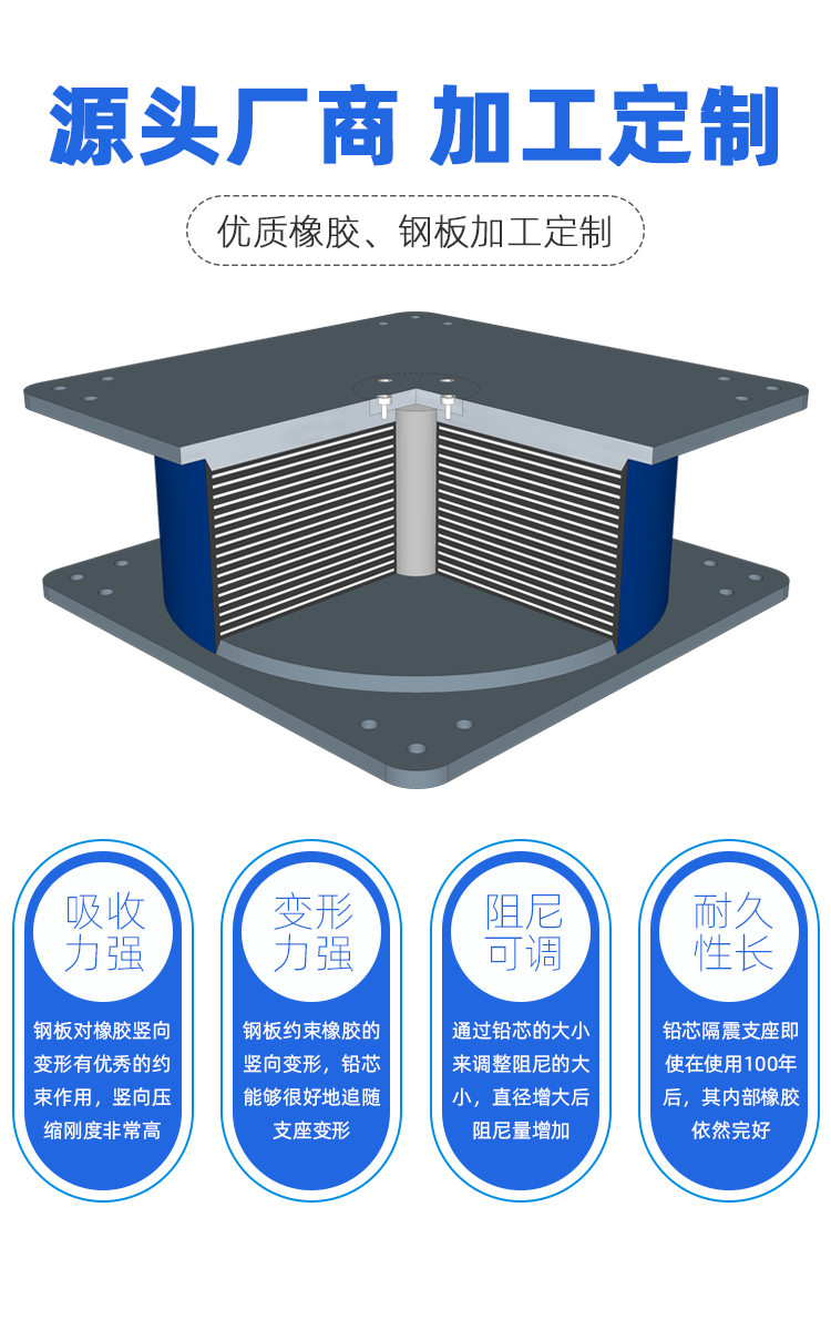 建筑隔震支座生产厂家